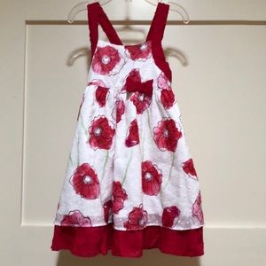 Penelope Mack floral shoulder strap toddler dress